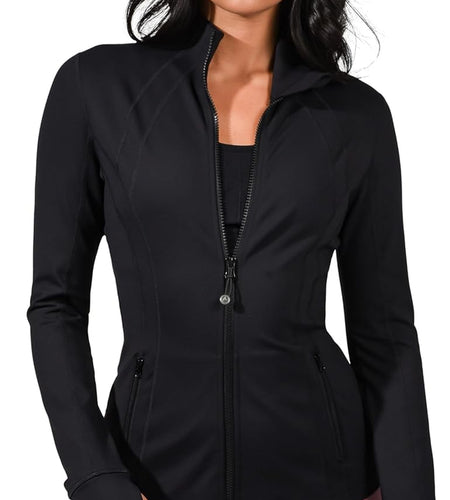 Women’S Lightweight, Full Zip Running Track Jacket