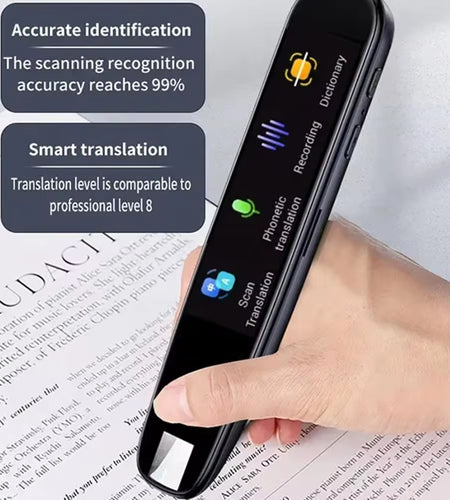 Offline Translation Pen for Teacher Student Dictionary English Intelligent Scanning Point Reading 123 Languages Translator Pen