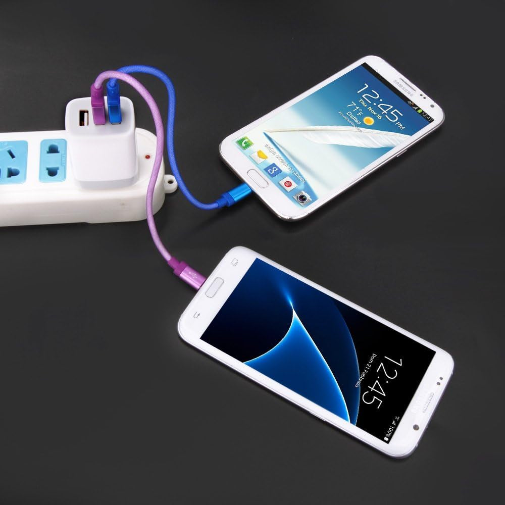 USB Wall Charger,  2Pack Wall Plug 3-Port USB Charging Station 3.1A Power Adapter Multi Port Quick Charger Block Cube for Iphone 15 14 13 12 11 Pro XS MAX 8 Plus,Ipad,Samsung Galaxy S23 S22 S21