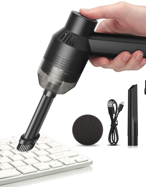 Load image into Gallery viewer, [Upgrade] Mini Vacuum Cordless Vacuum Keyboard Cleaner Rechargeable,For Cleaning Dust,Hair,Crumbs,Eraser Scrap,Laptop,Pet House,Sewing Machine

