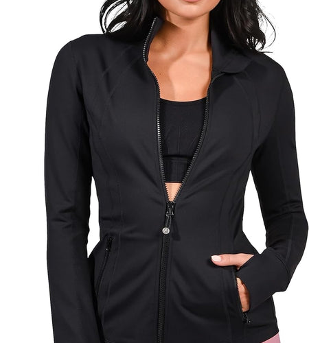 Women’S Lightweight, Full Zip Running Track Jacket